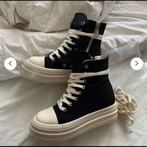 Rick Owens Inspired Platform Sneakers
